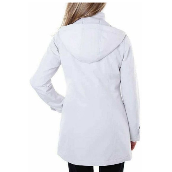 NWT HFX Women's All Weather Hooded Hooded Midweight Jacket Size S $125 1D029 - Picture 3 of 4